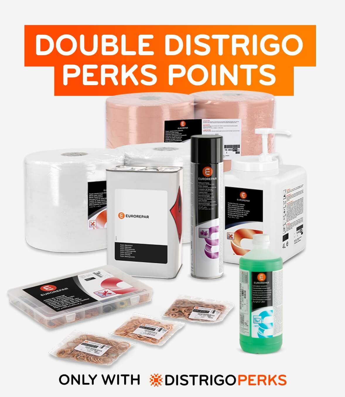 Double DISTRIGO PERKS points on Eurorepar consumables